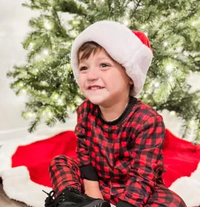 15.00 EA -- 12-24M X 2/2-3T X 2/3-4T X 2/4-5T x 2 =//= 5-6 X 2/6-7 X 2/7-8 X 2/8-9 X 1 -- Kids 2 Pc Christmas Pajamas - Buffalo Plaid