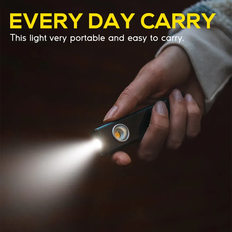 600 Lumens Rechargeable Pocket Flashlight