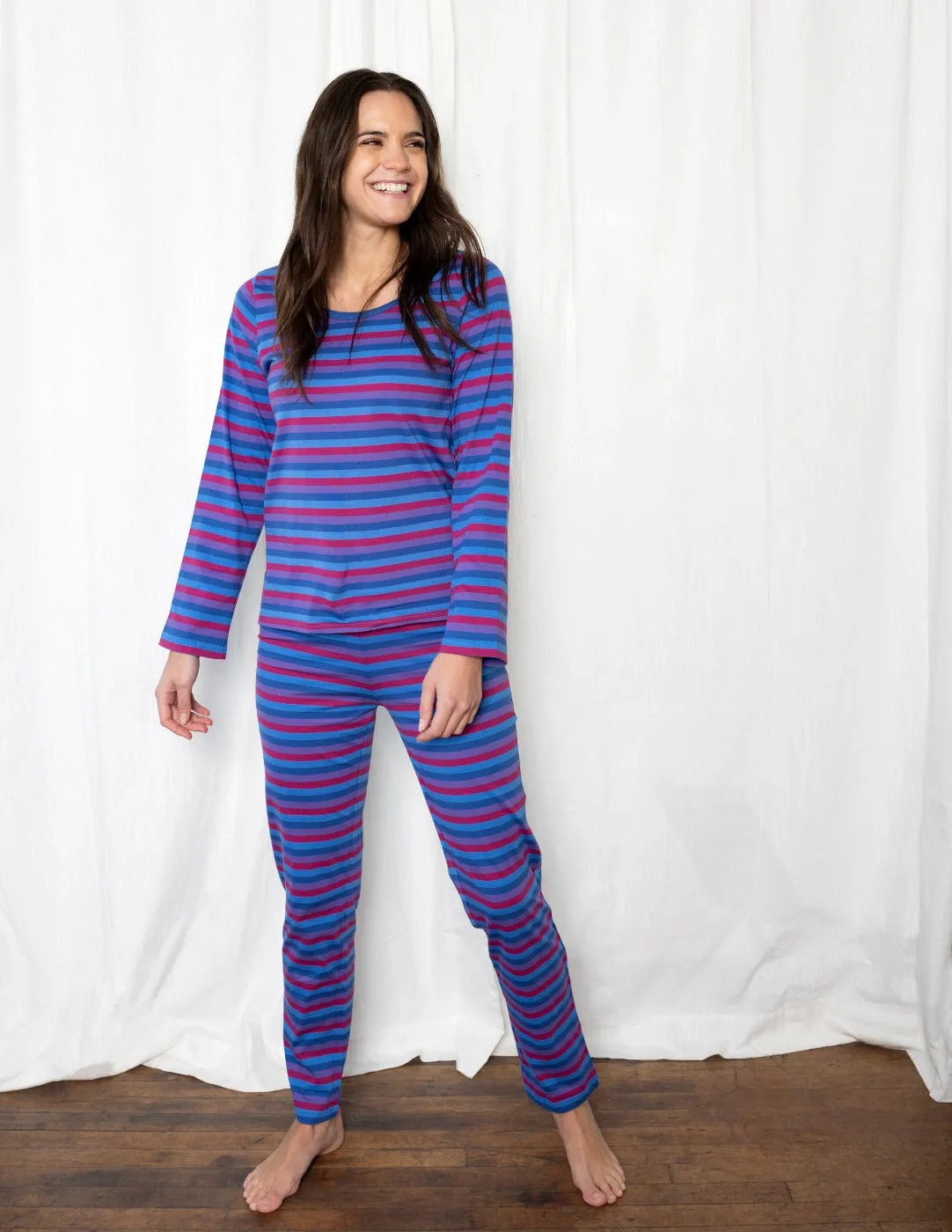 Animal Stripes Matching Family Pajama Set