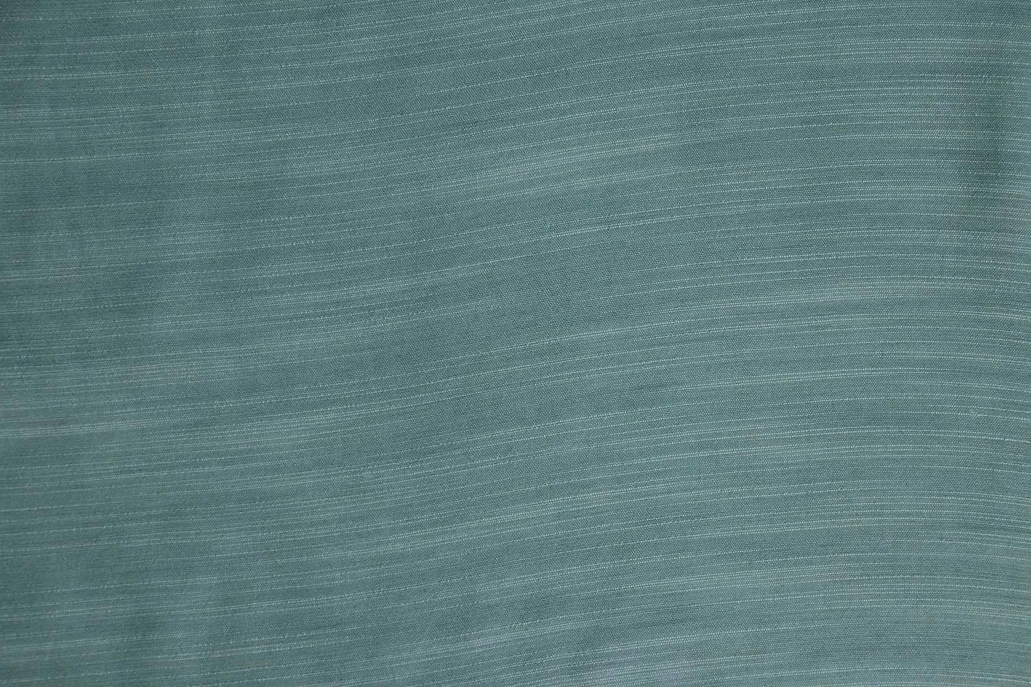 Aqua Blue Plain Textured Tussar Cotton Slub Fabric