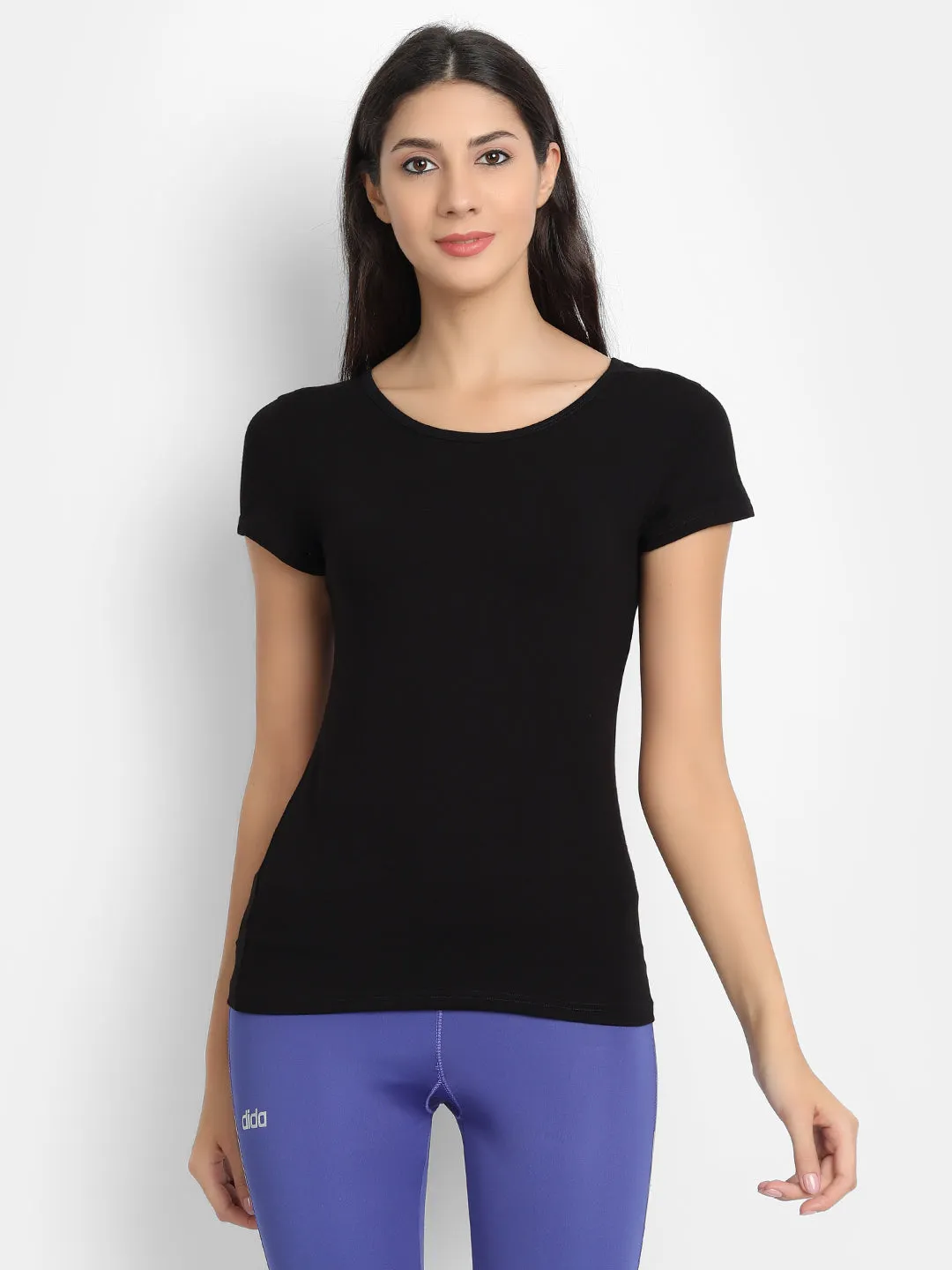 Bamboology Trends Bamboo Fabric Half Sleeves T-Shirt | Black