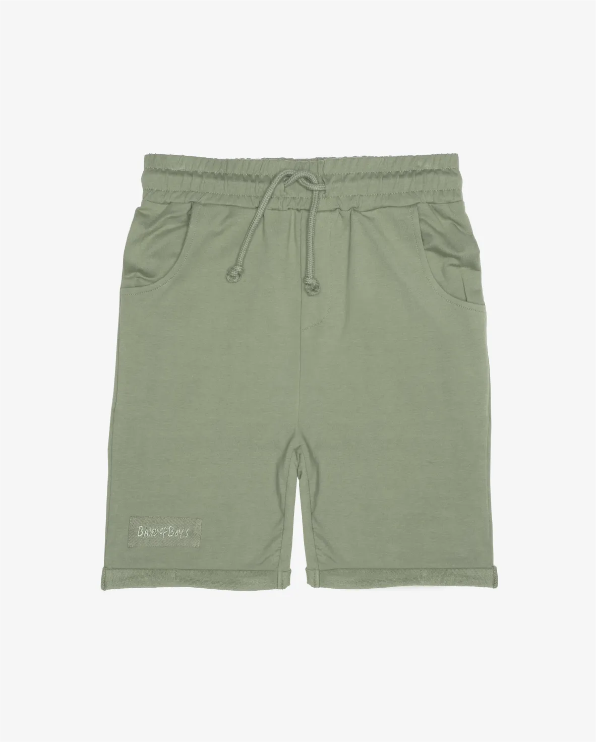 BAND OF BOYS | Moss Green Relaxed Shorts