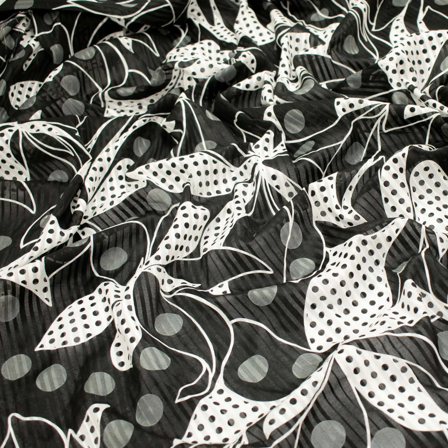 Black & White Japanese Cotton Prints