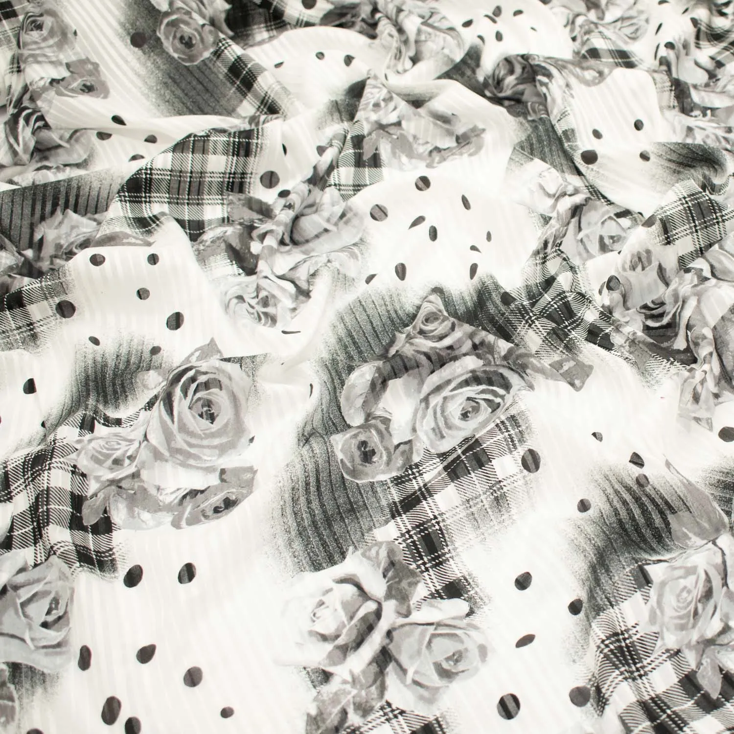 Black & White Japanese Cotton Prints