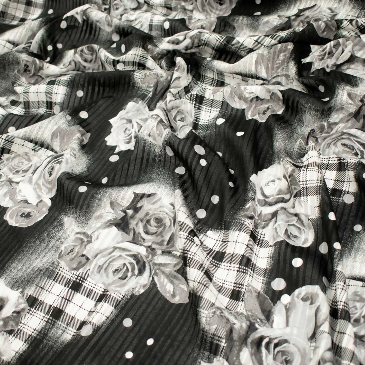 Black & White Japanese Cotton Prints