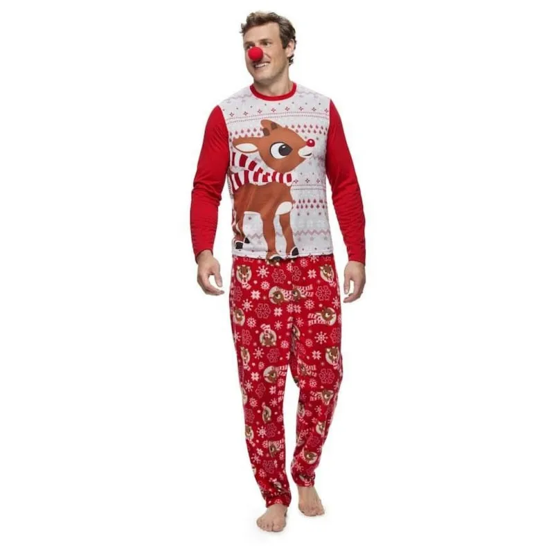 Christmas Pajamas Matching Family Pyjamas Red Set Men&Women&Kids&Baby Long Sleeve  Pajamas Sleepwear Nightwear