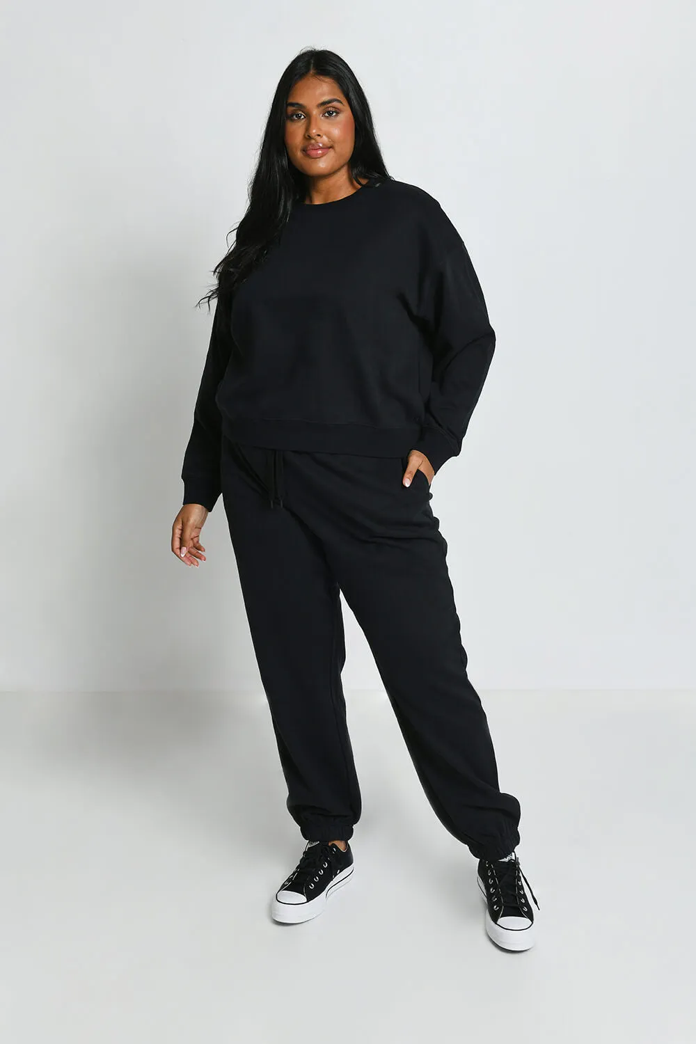 Curve Everyday Comfy Joggers - Black