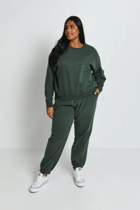 Curve Everyday Comfy Joggers - Forest Green