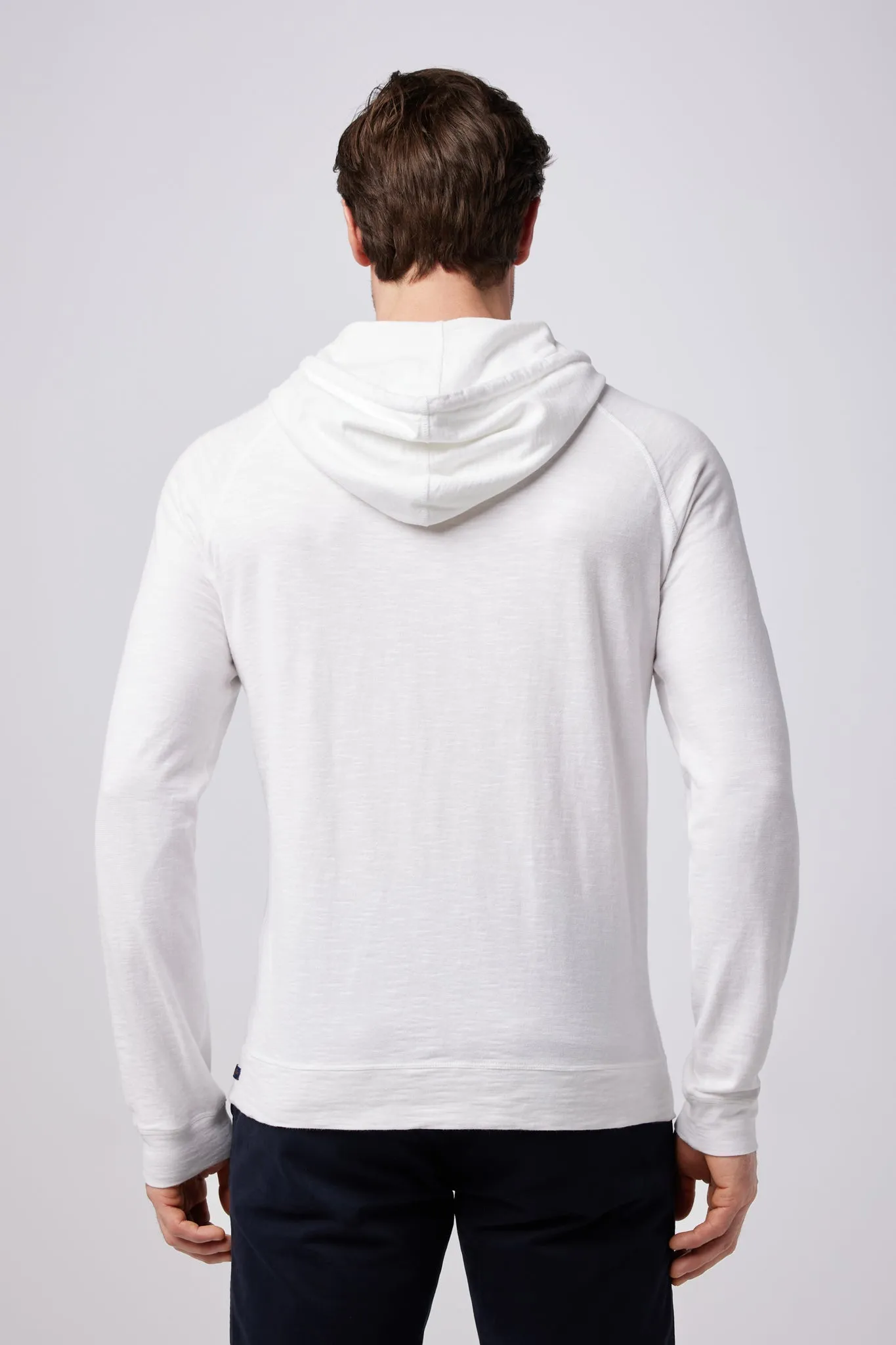 Good Man Brand LS Hoodie Soft Slub - White