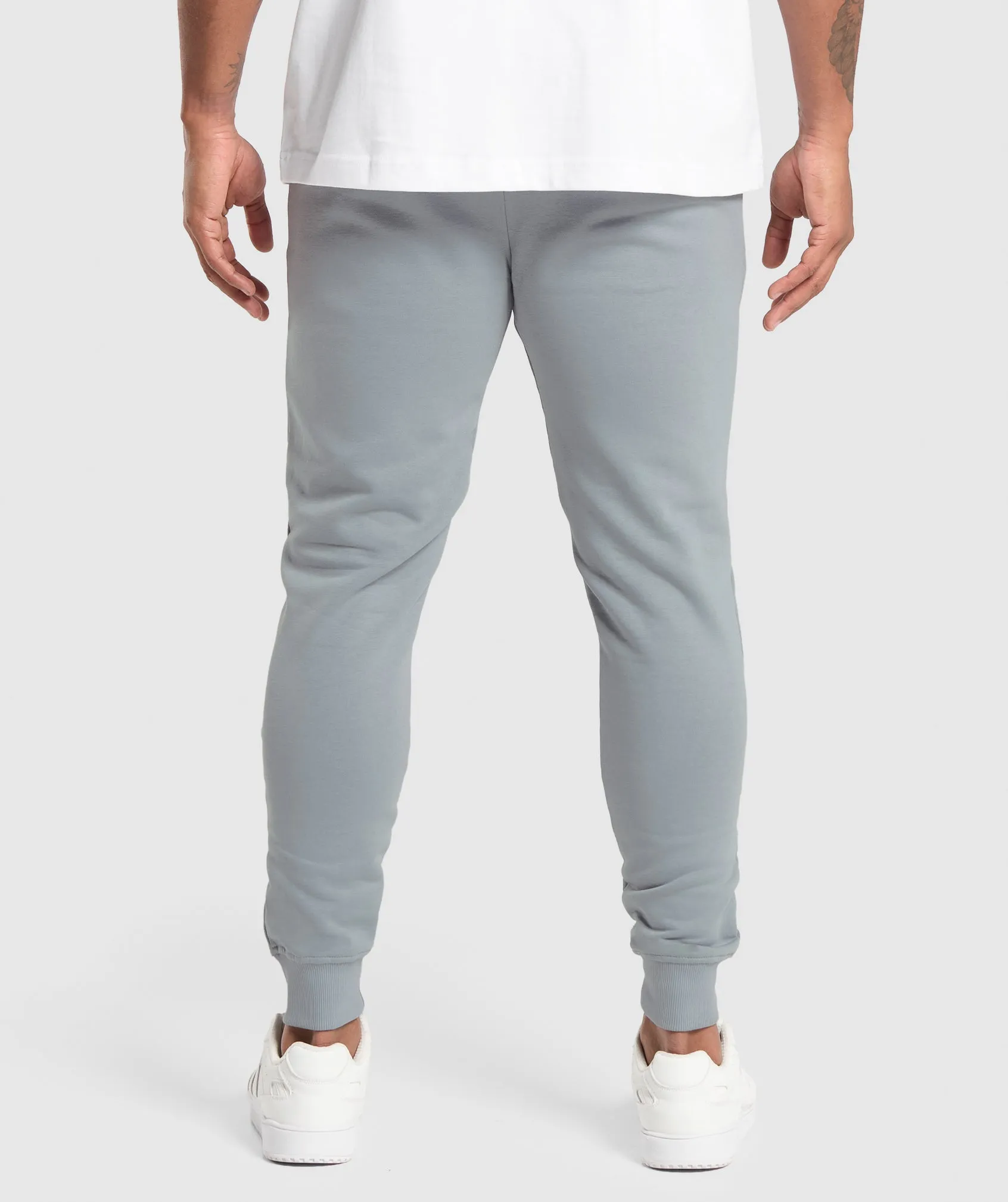 Gymshark Crest Joggers - Denim Grey