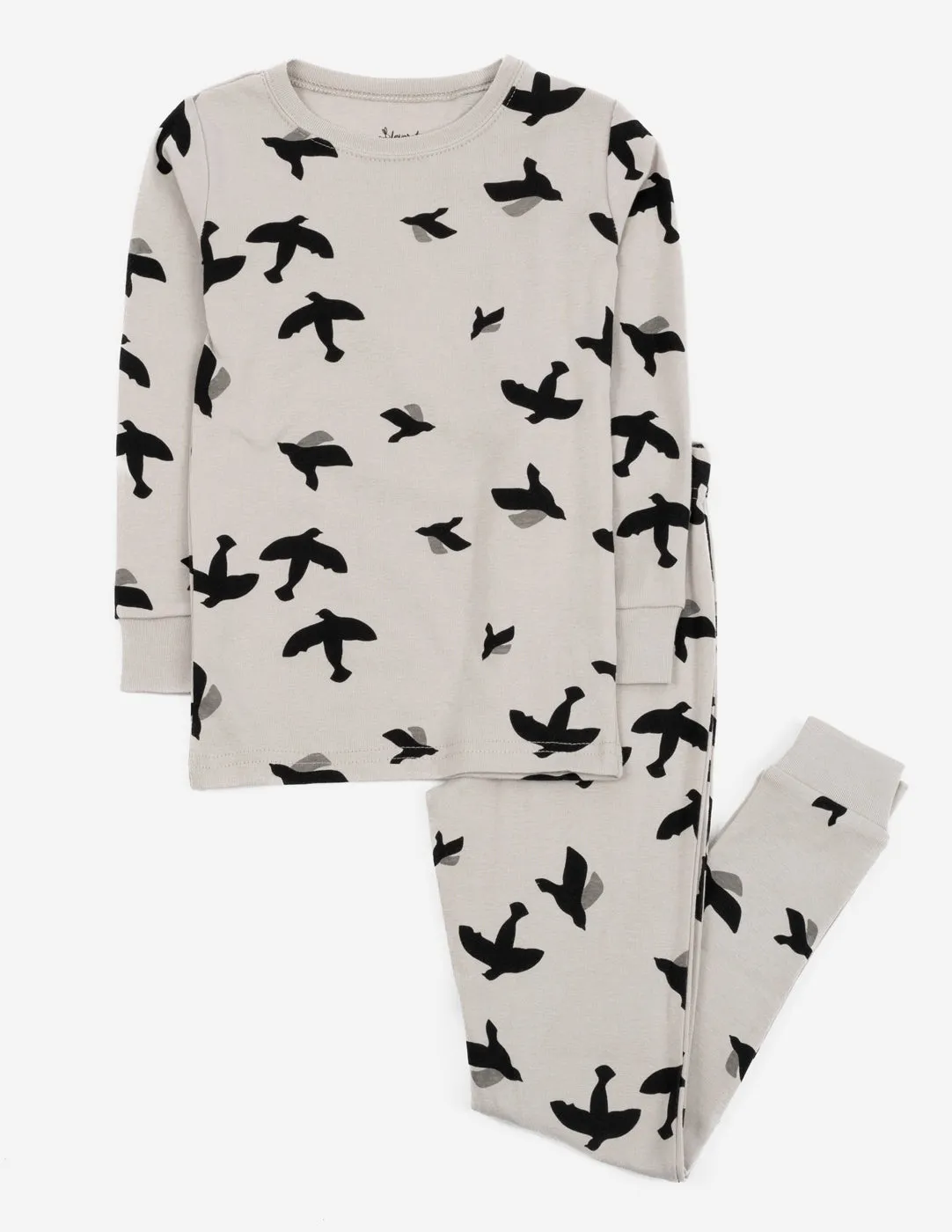 Kids Grey Bird Pajamas