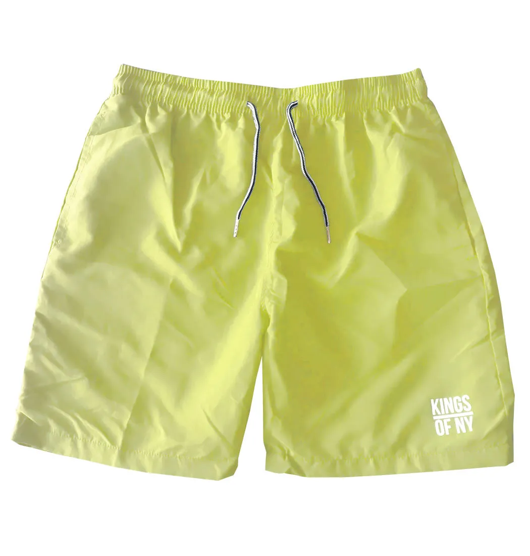 Kings Of NY Classic Logo Casual Beach Shorts (6 Colors)