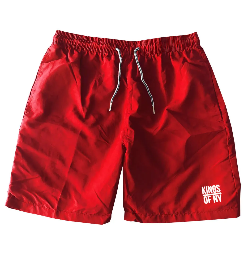 Kings Of NY Classic Logo Casual Beach Shorts (6 Colors)