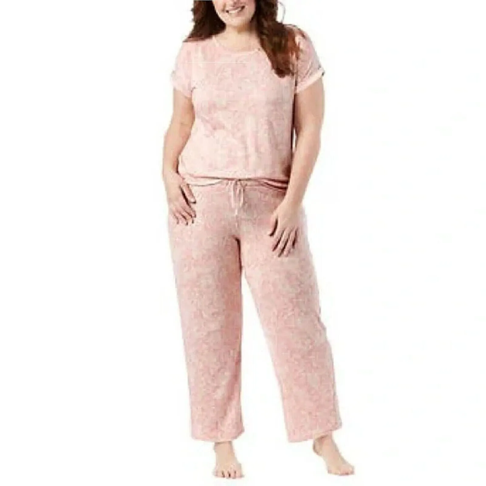 Lucky Brand PLUS 4-Piece Super Soft Floral Print Lounge Pajama Set