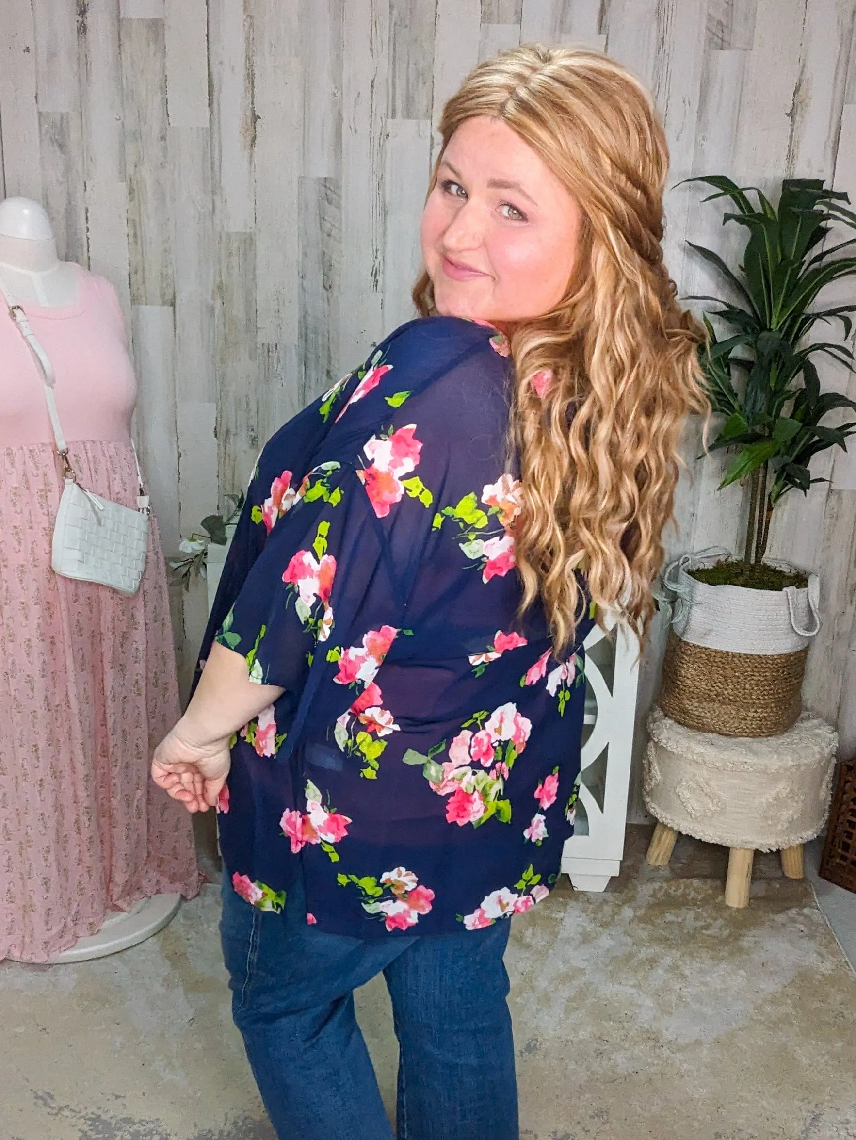 Lulu Floral Chiffon Kimono (3 colors)