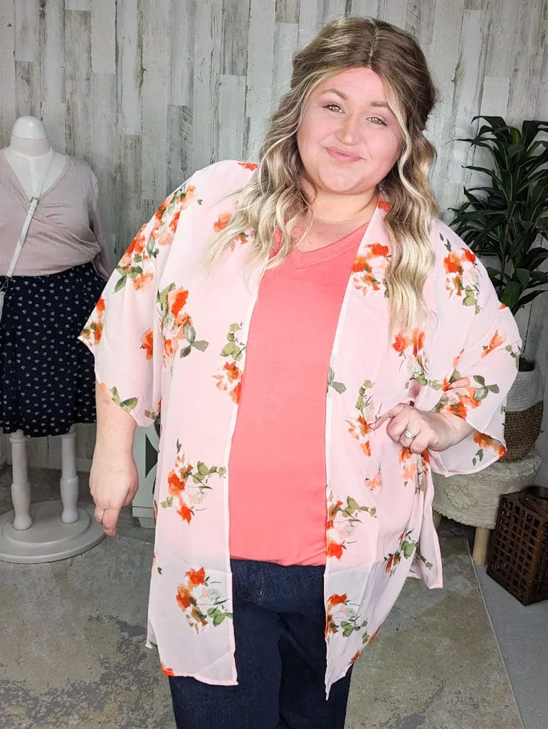 Lulu Floral Chiffon Kimono (3 colors)