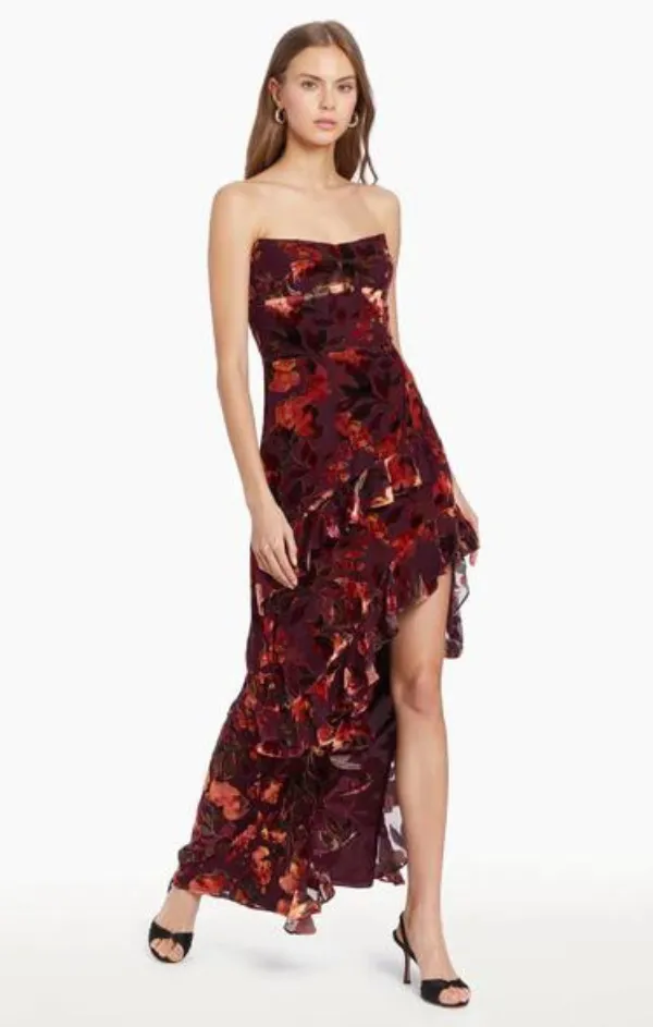 Magnolia Maxi in Sorrel Burnout