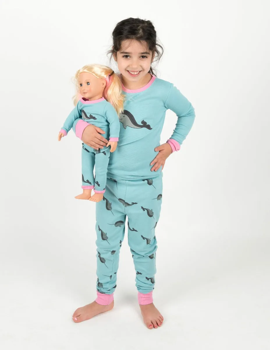 Matching Girl & Doll Zoo Animals Pajamas