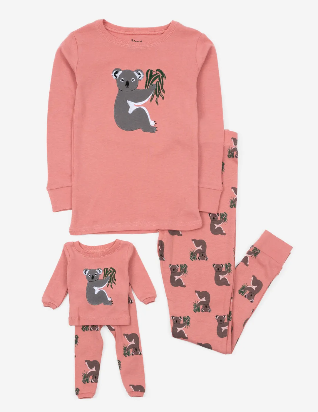 Matching Girl & Doll Zoo Animals Pajamas