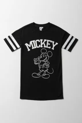 Mickey Mouse Dress Black