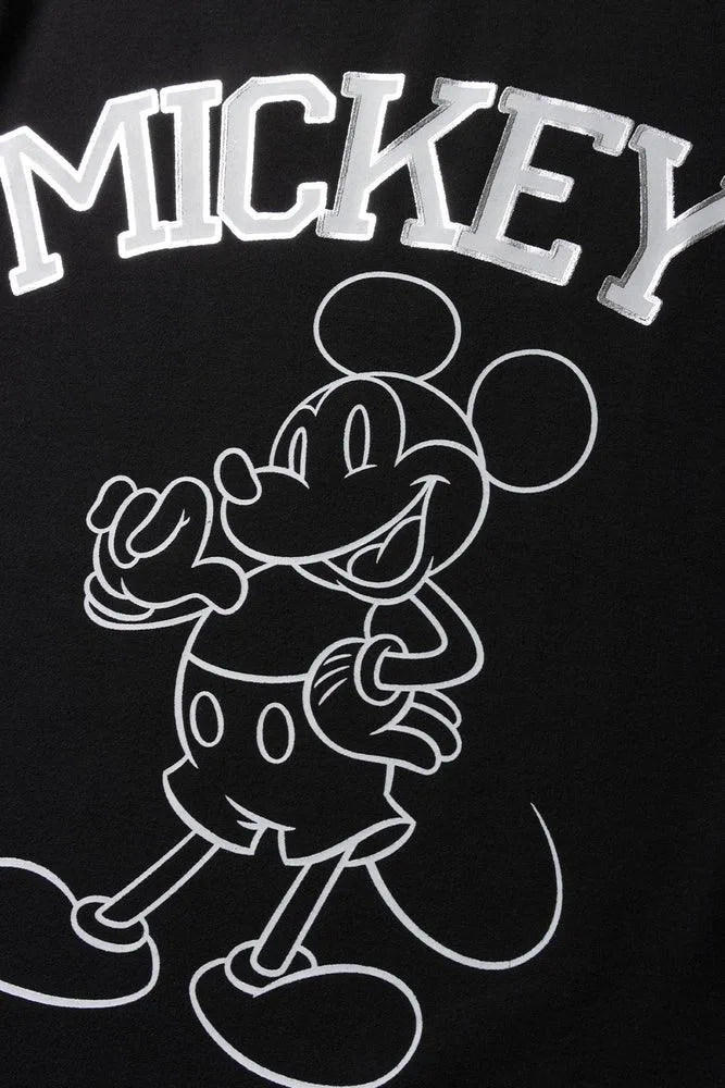 Mickey Mouse Dress Black