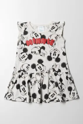 Minnie Mouse Dress White