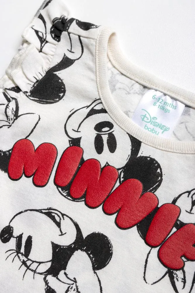 Minnie Mouse Dress White