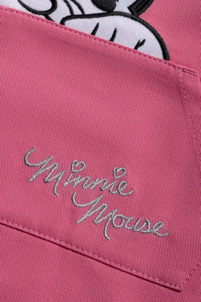 Minnie Mouse Twill Pinni Dress Pink