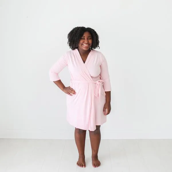 Mommy Robe - Pink Heather