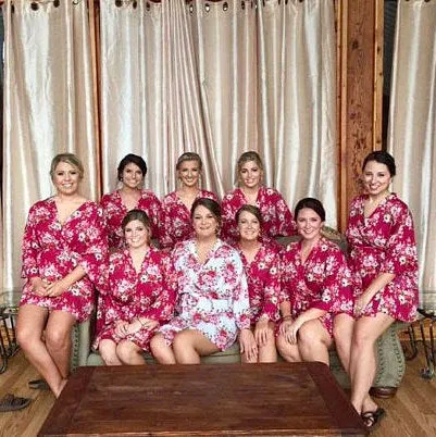 Mother of the Bride Gift, Mother of the Groom Gift, Bridesmaid Gift, Bridal Party Gifts, Burgundy Robe , Bridesmaid Robes, Gift for Mom