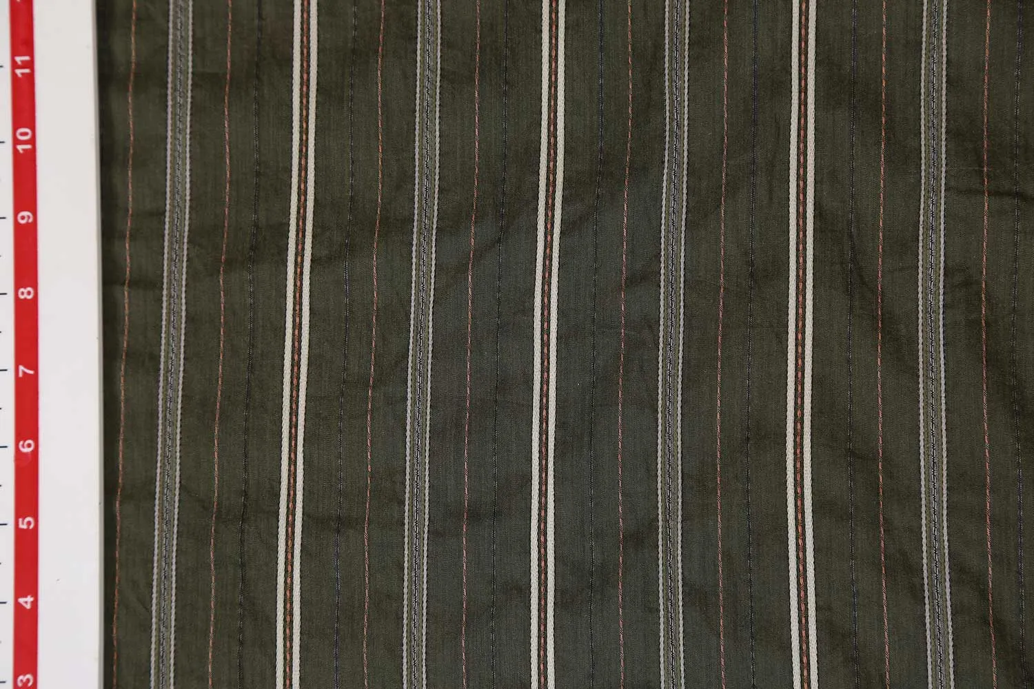 Multicolor Stripes Viscose Dobby Fabric