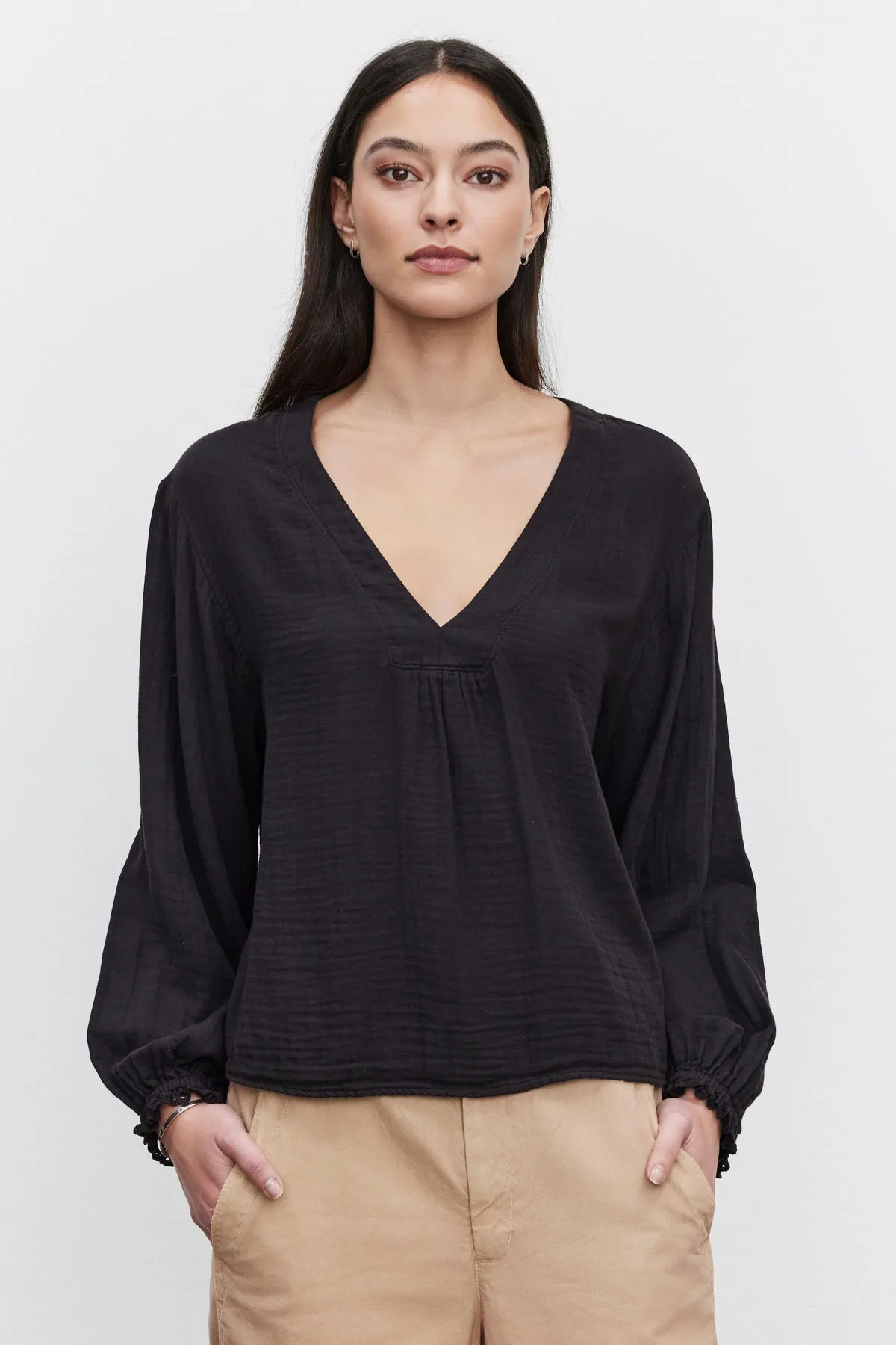 NAOMI COTTON GAUZE TOP