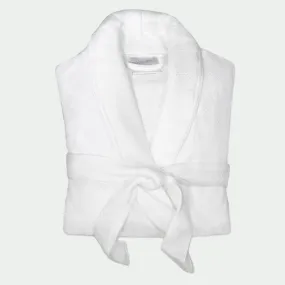 pyrenees diamond jacquard shawl collar robe