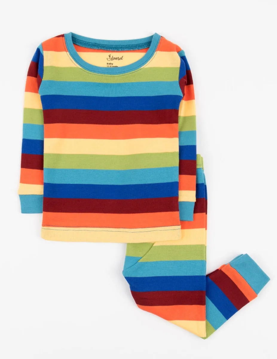 Rainbow Cotton Pajamas