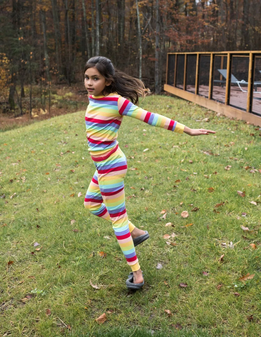 Rainbow Cotton Pajamas