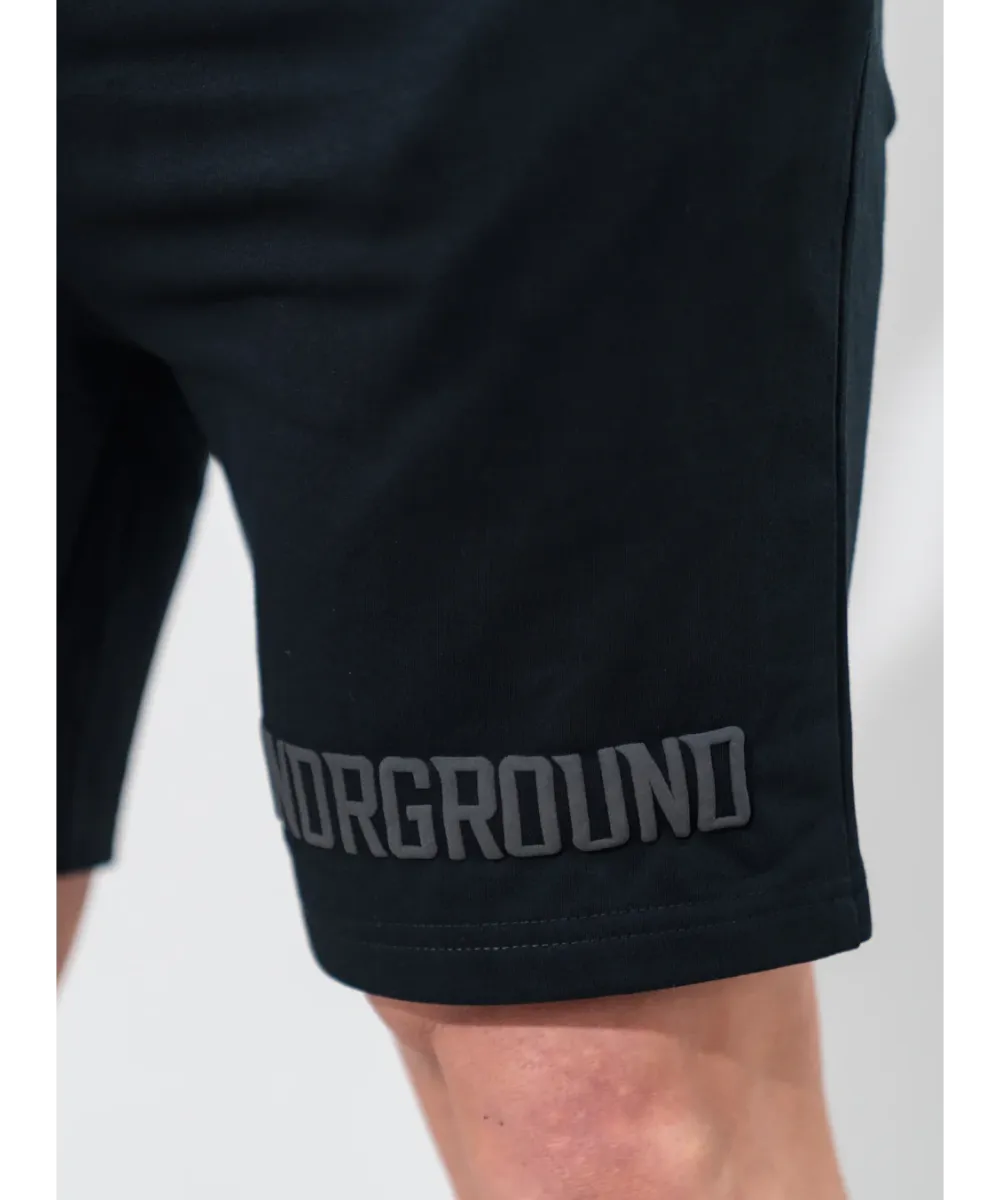 UNDRGROUND Relaxed Fit Shorts (Jet Black)