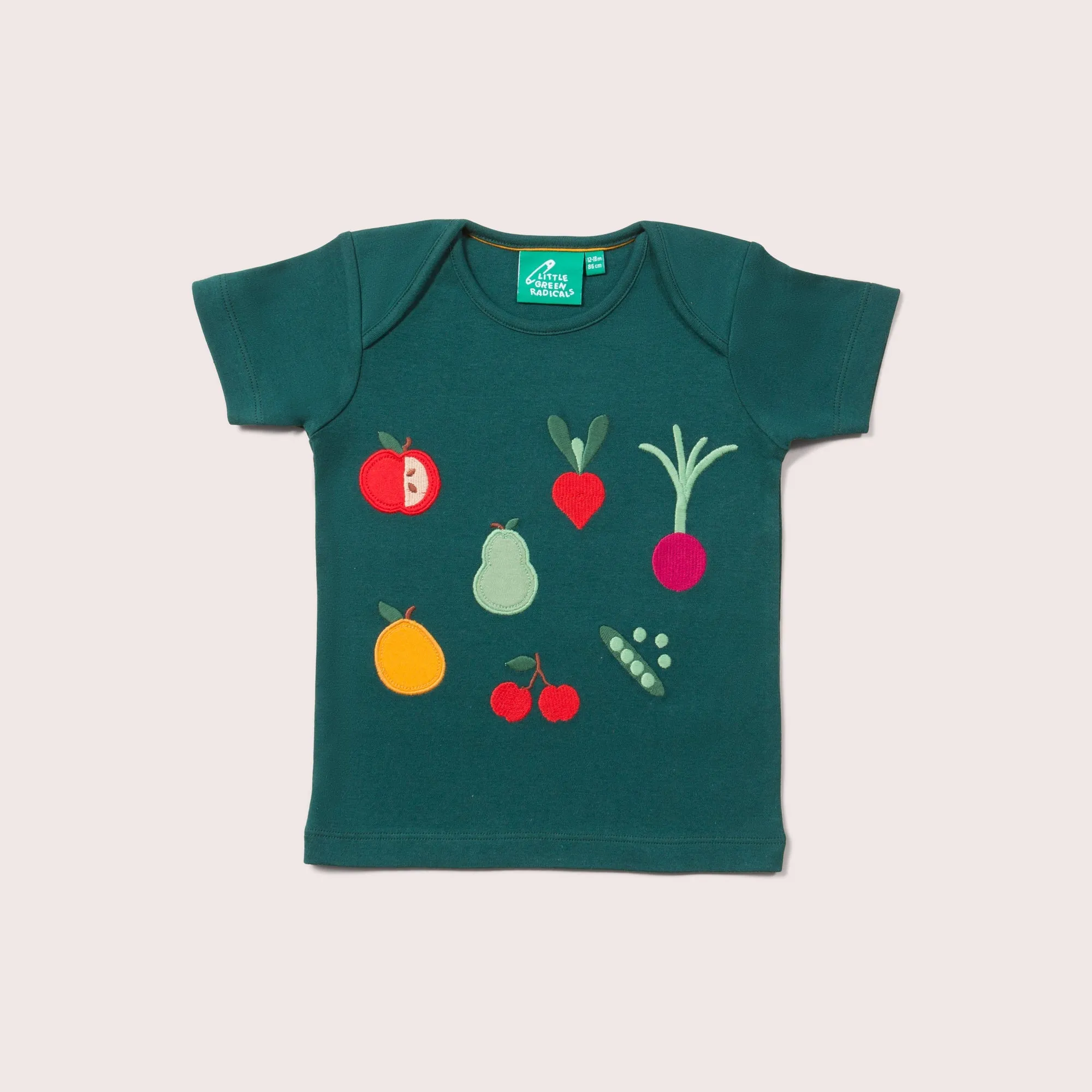 Vegetable Patch Applique Short Sleeve T-Shirt