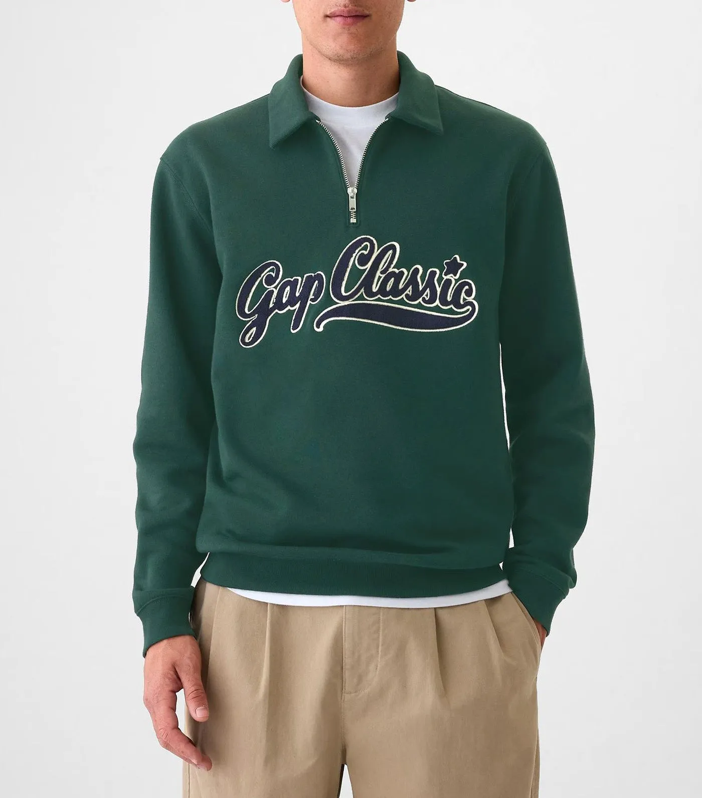 Vintage Soft Logo Pullover Essex Green 702