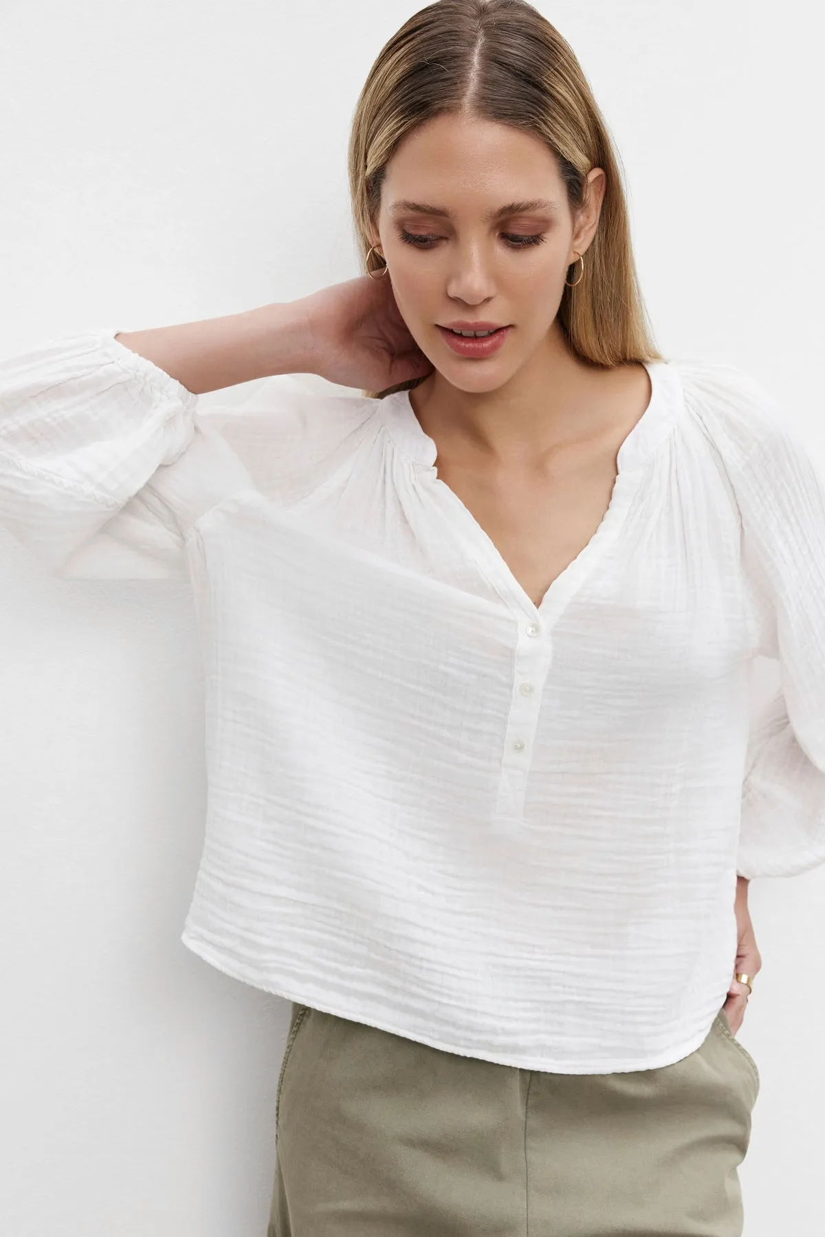 VIVI COTTON GAUZE TOP