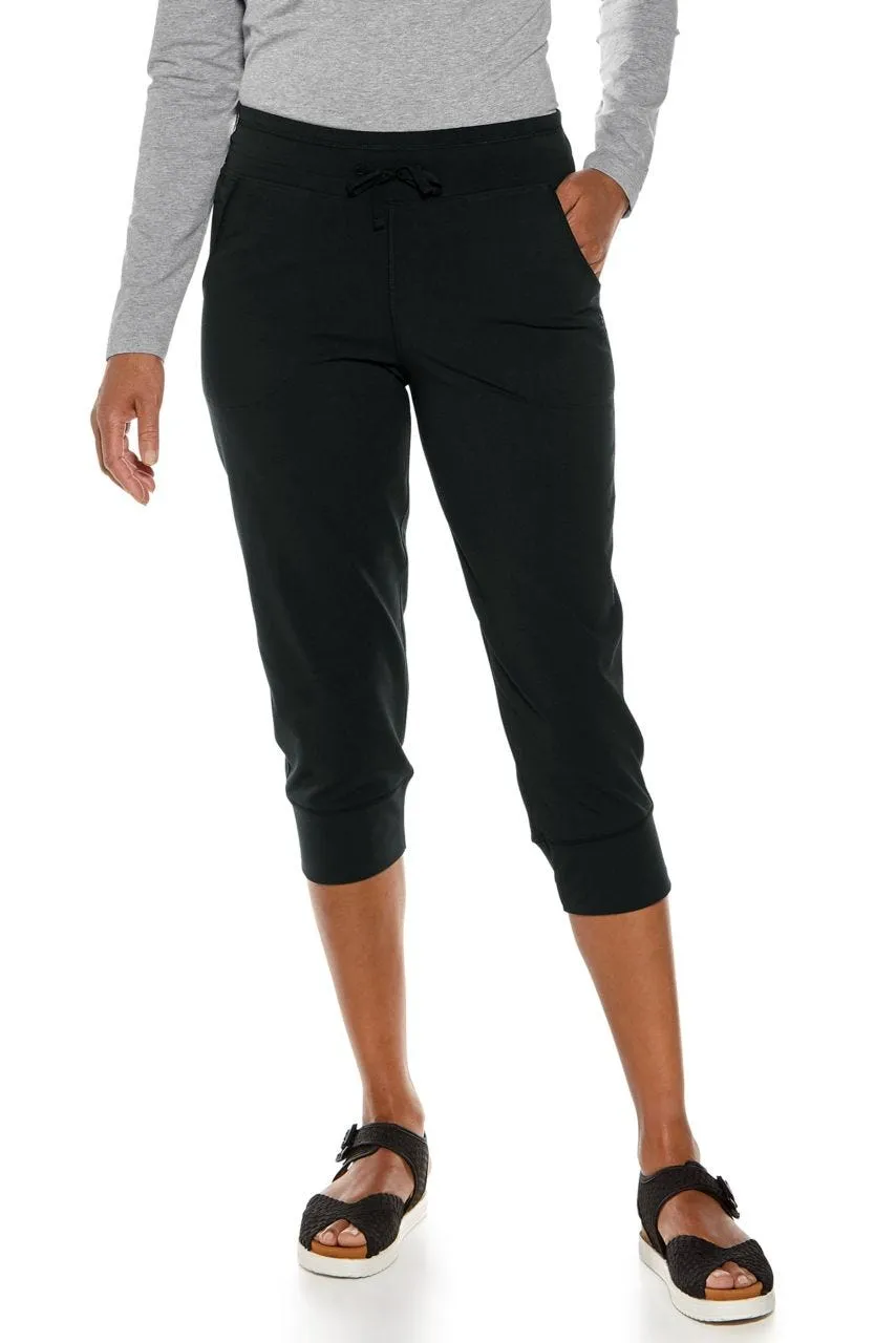 Women's Maho Weekend Crop Jogger  |  Black